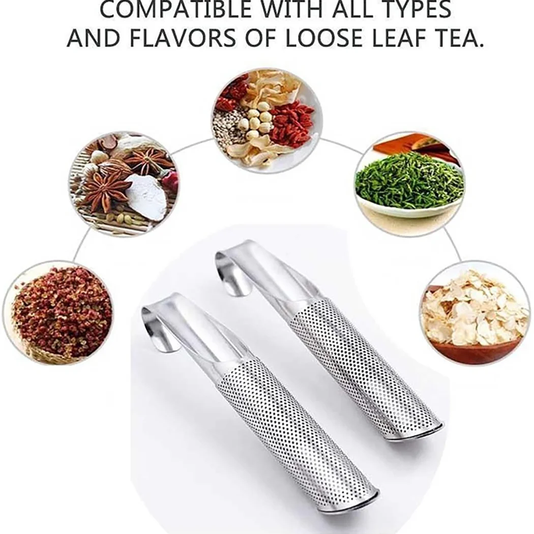 Stainless Steel Loose Leaf Tea Infuser with Long Handle