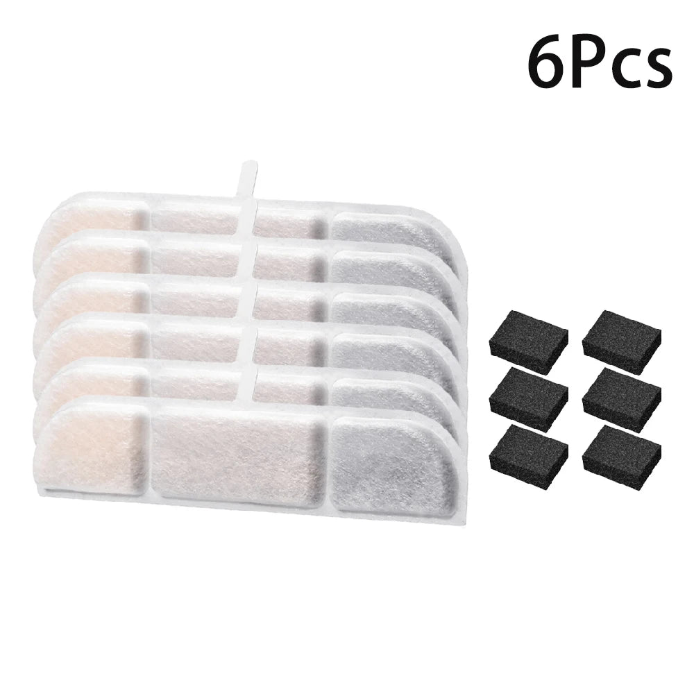 Cat Water Fountain Replacement Filters 6/12 Pack