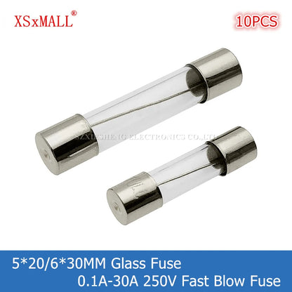 Fast Blow Glass Tube Fuse Set