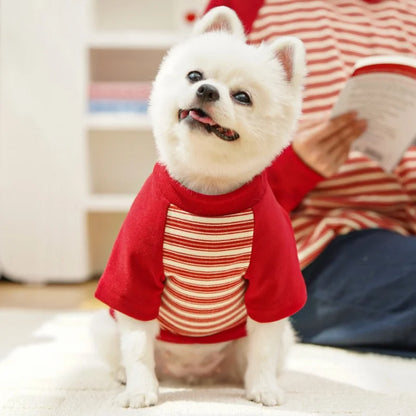 Striped Pet Pullover Shirt