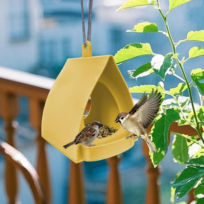 Large Capacity Hanging Bird Feeder for Outdoor Gardens