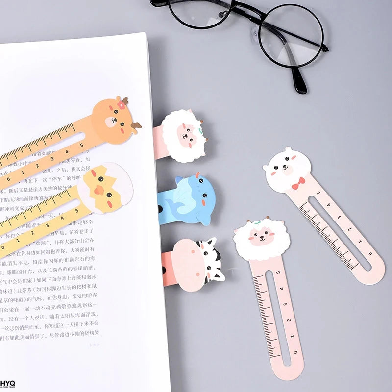 Cartoon Animal Bookmark Set