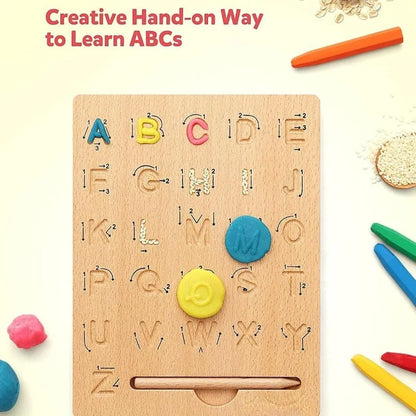 Wooden Alphabet Tracing Board
