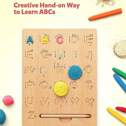 Wooden Alphabet Tracing Board