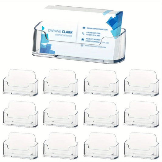Clear Acrylic Business Card Holders for Desk