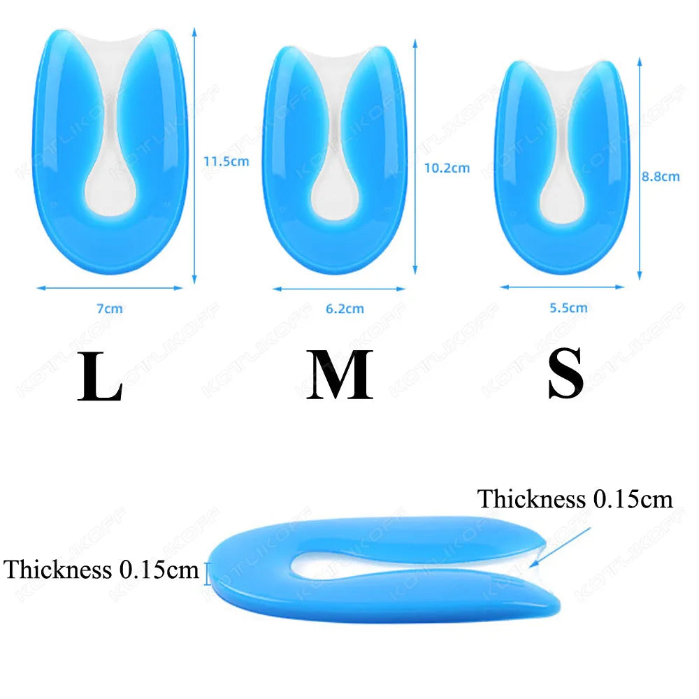 Silicone Gel Heel Cushion Pads