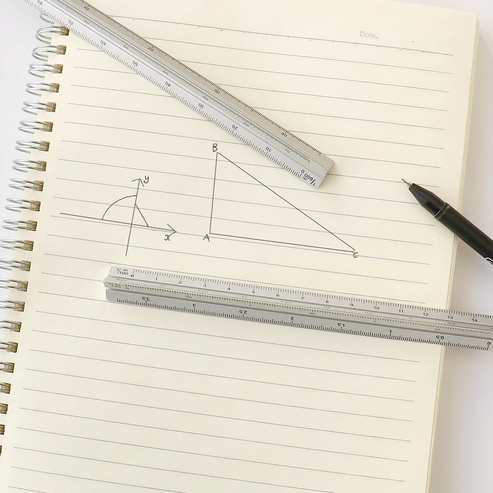 Aluminium Triangular Scale Ruler