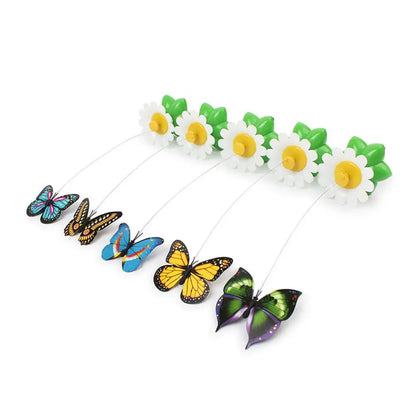 Interactive Rotating Butterfly Cat Toy