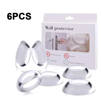 Transparent Self-Adhesive Silicone Door Wall Protector Pads