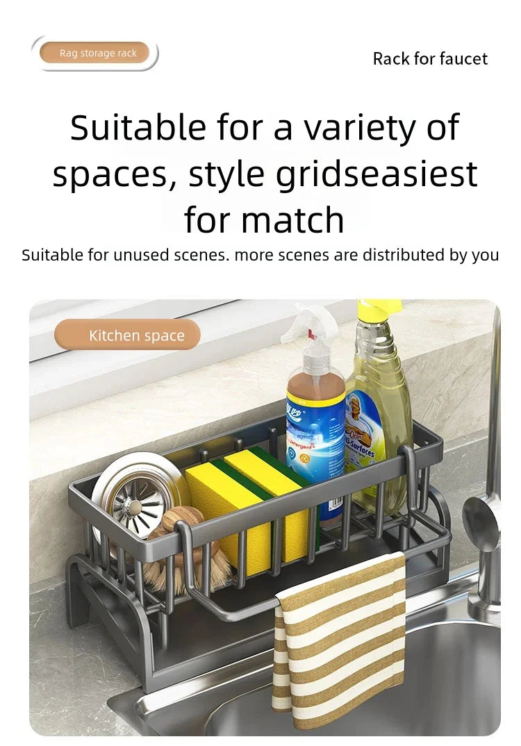 Countertop Sink Organizer & Drying Rack