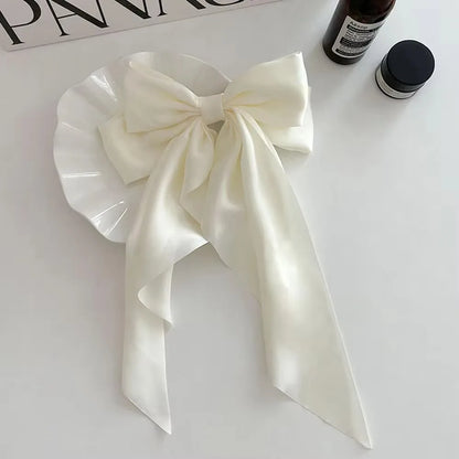 Korean Satin Bowknot Hair Clip