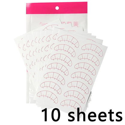 Eyelash Mapping Stickers