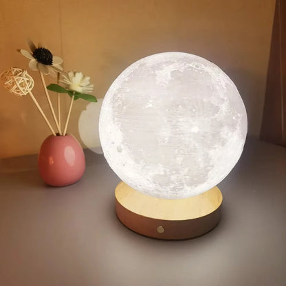3D Moon LED Night Light