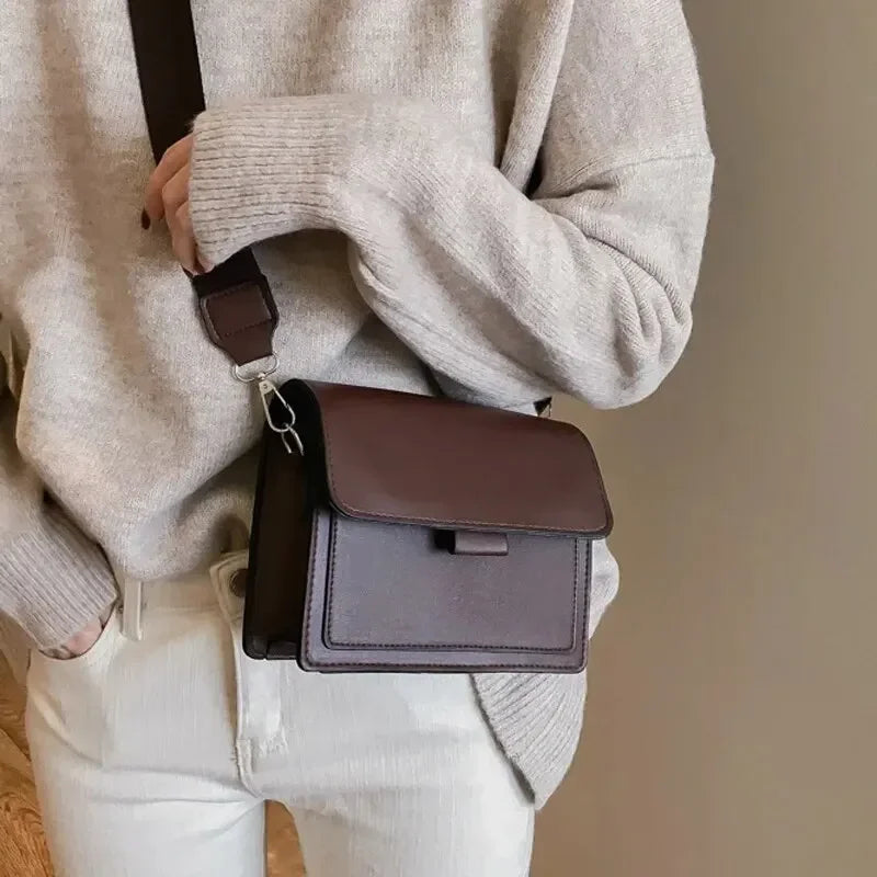 Women’s PU Leather Crossbody Flap Bag