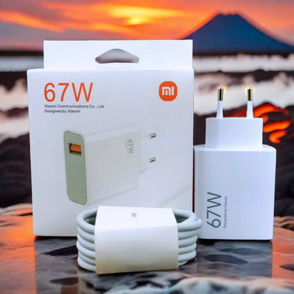 Original Xiaomi 67W Turbo Fast Charger EU Adapter