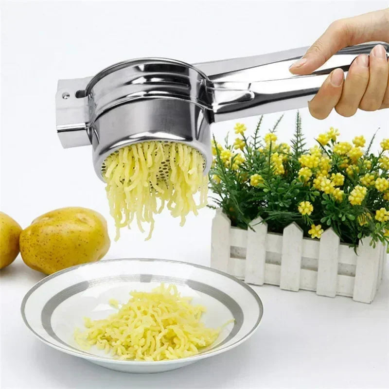 Stainless Steel Potato Ricer & Vegetable Press
