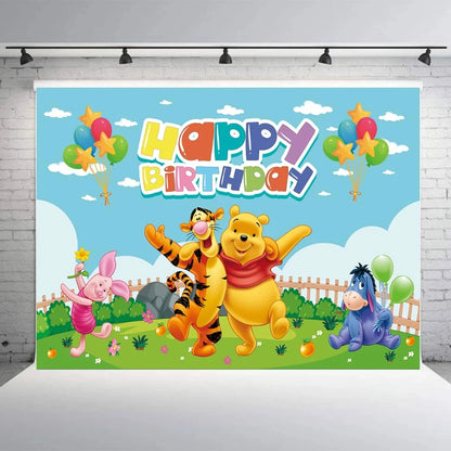 Winnie the Pooh Birthday Decoration Balloons