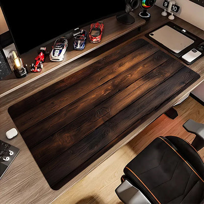 Rustic Wooden Style Mouse Pad Desk Mat