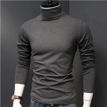 Men’s High-Neck Thermal Long Sleeve Shirt