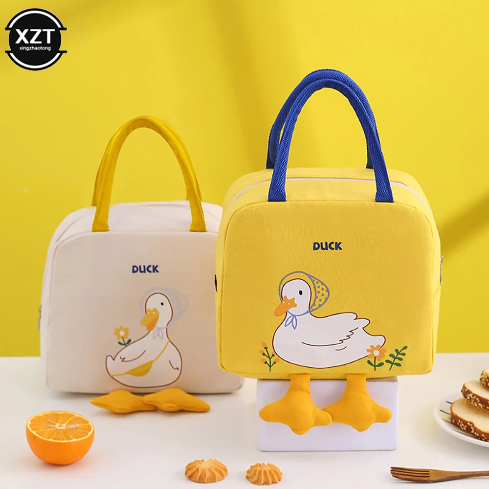 Cute Duck Insulated Lunch Bag