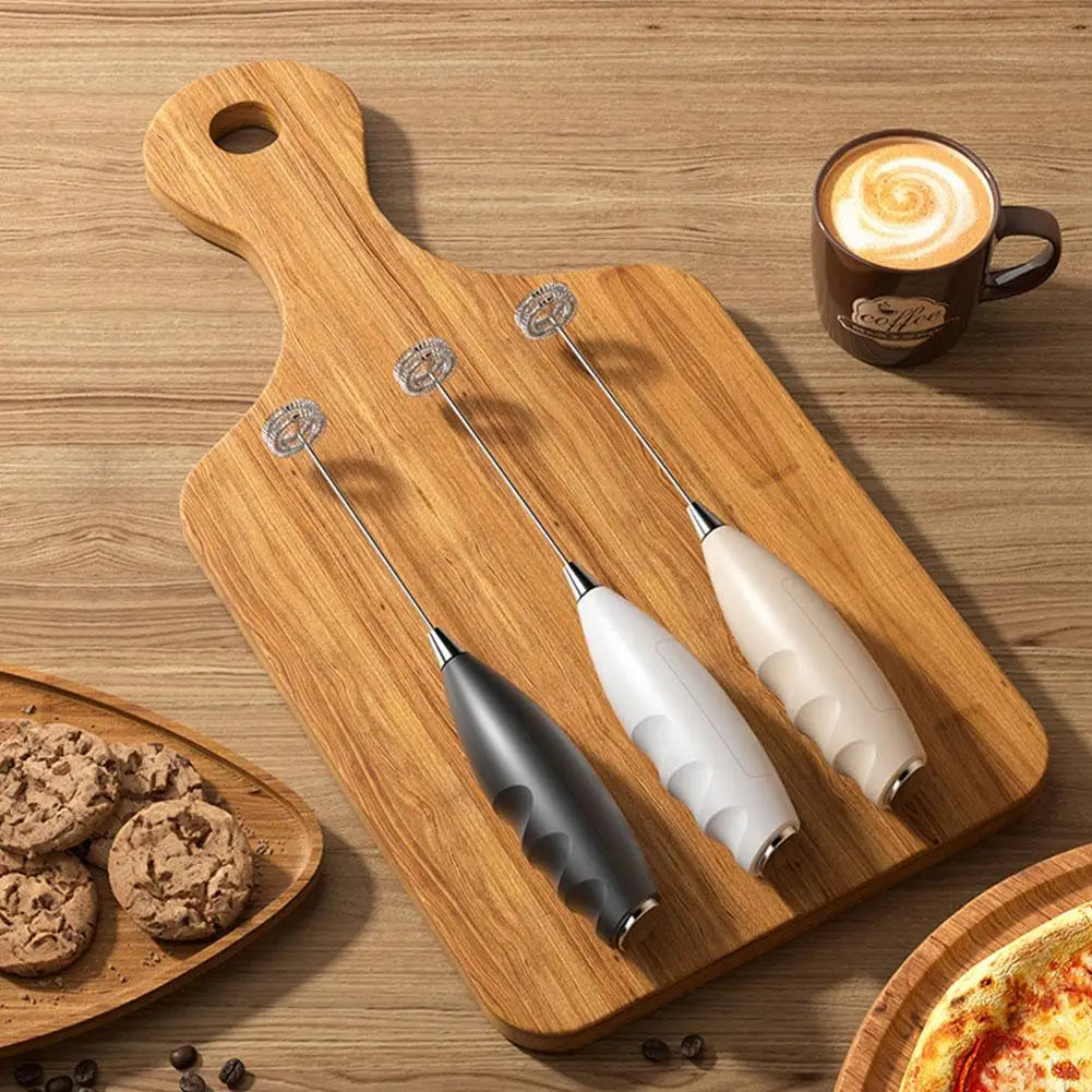 Wireless Handheld Electric Milk Frother & Mini Whisk