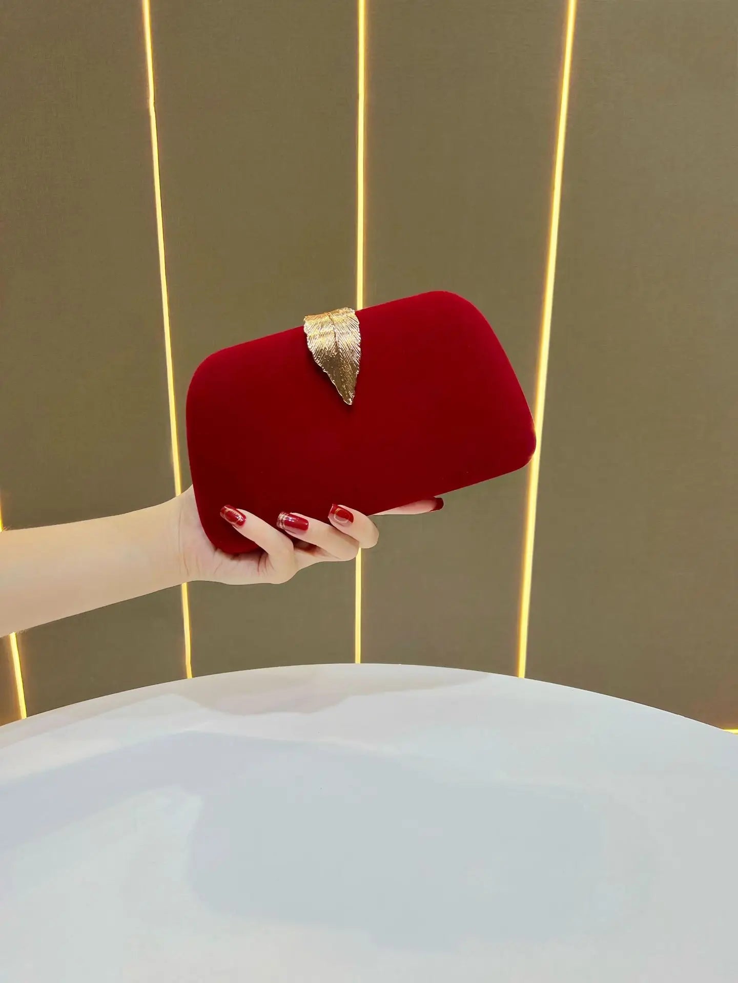 Velvet Evening Clutch Bag