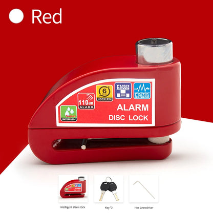 Motorcycle Disc Brake Alarm Lock
