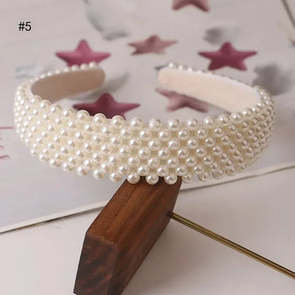 Pearl Hair Strap Headband for Women & Girls