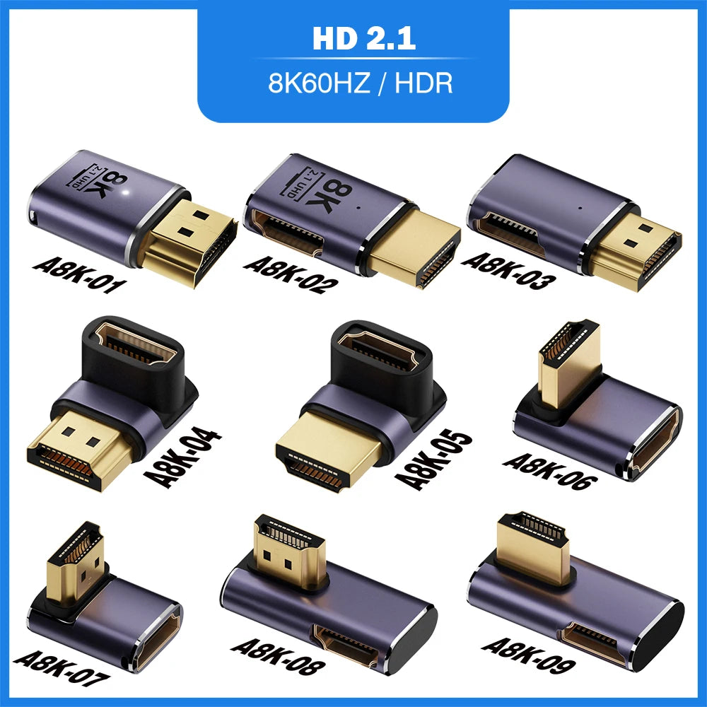 HDMI 2.1 Mini & Micro HDMI to HDMI Adapter