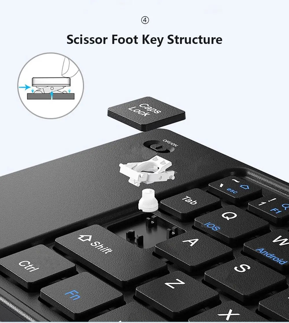 Mini Foldable Bluetooth Keyboard