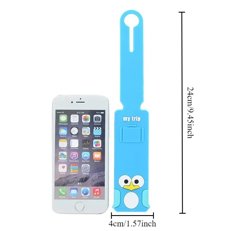 Cute Silicone Luggage Tag