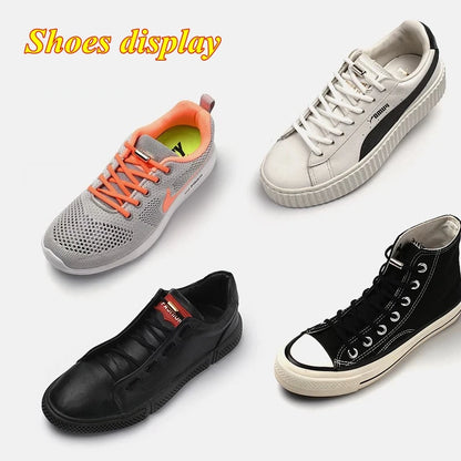 Elastic No-Tie Shoelaces with Metal Lock