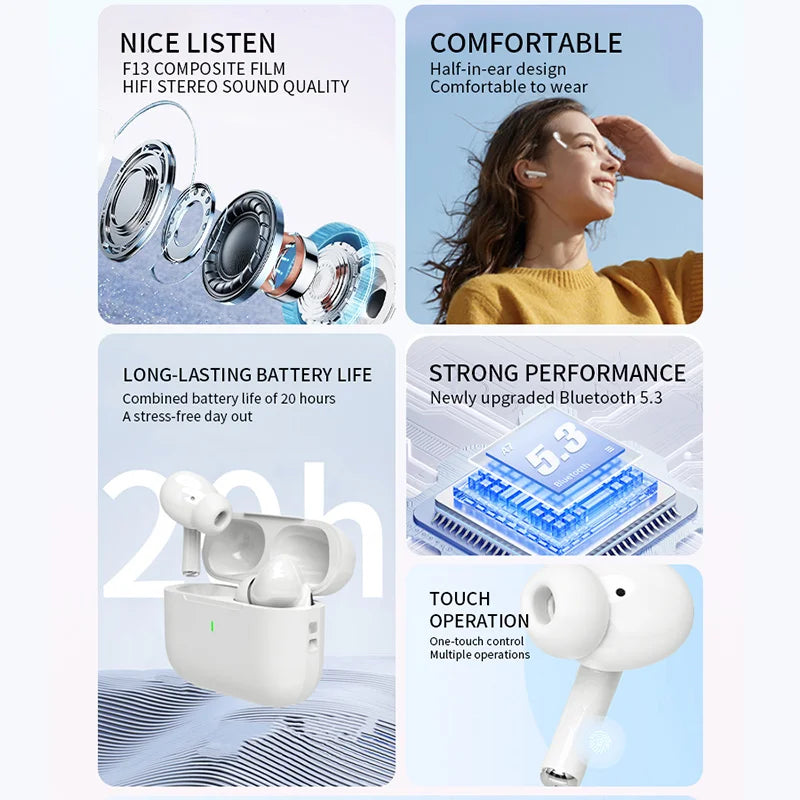 Air Pro Bluetooth 5.1 Wireless Earbuds