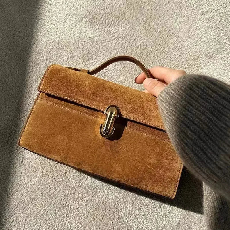 Vintage Genuine Leather Satchel Bag
