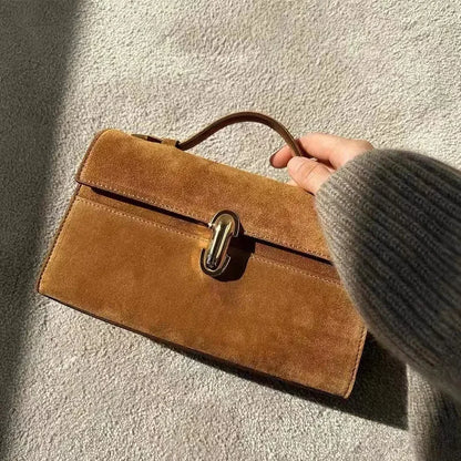 Vintage Genuine Leather Satchel Bag