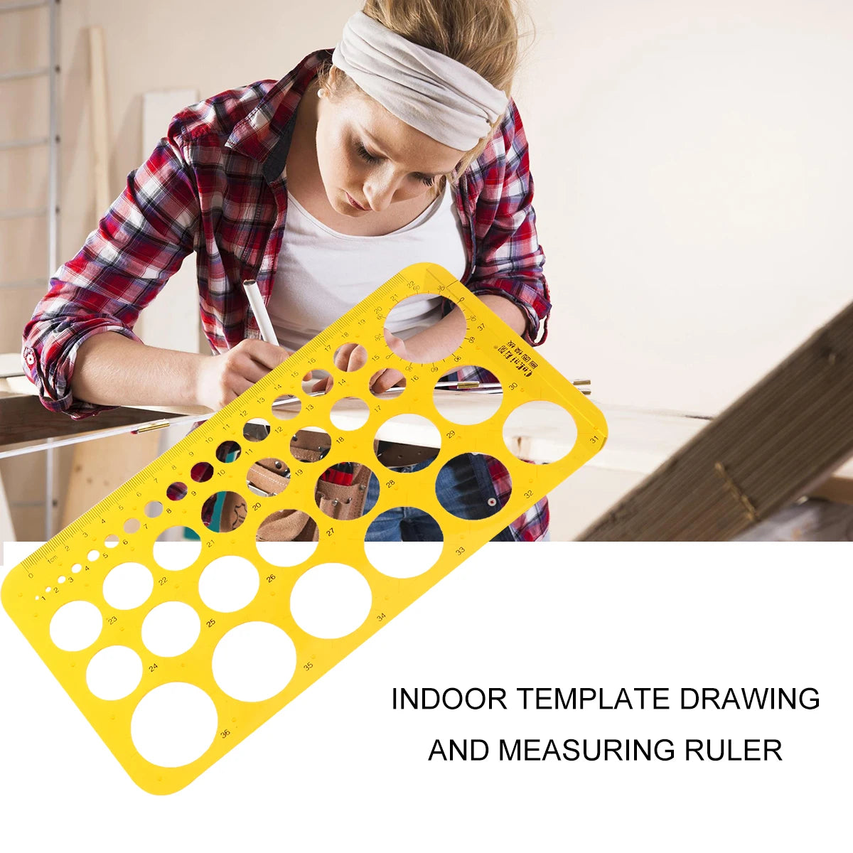 Circle Template Drawing Ruler