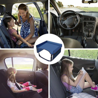 Kids Foldable Travel Tray for Car & Airplane