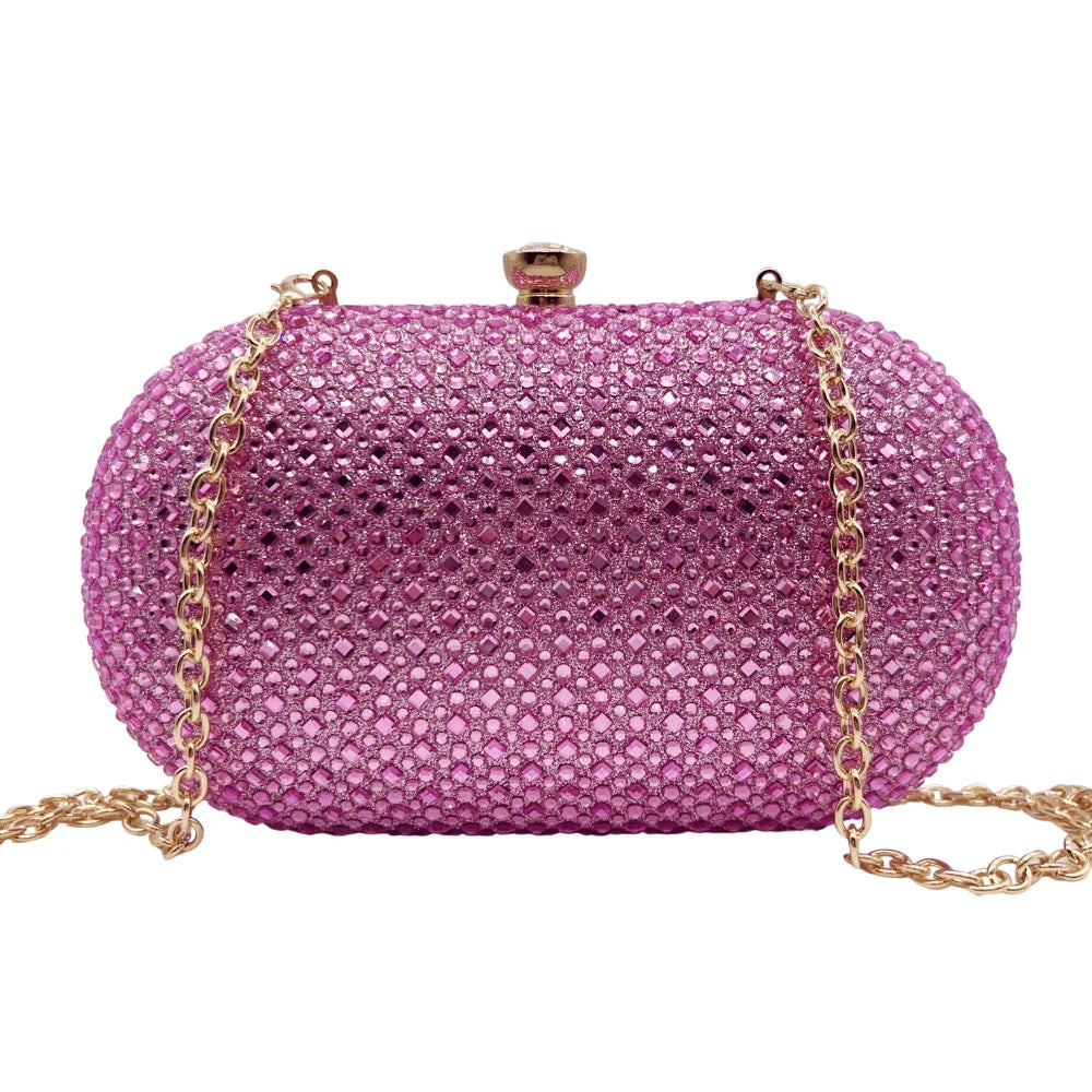 Luxury Rhinestone Evening Clutch Bag