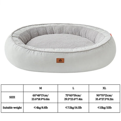 Washable Fleece Dog Bed