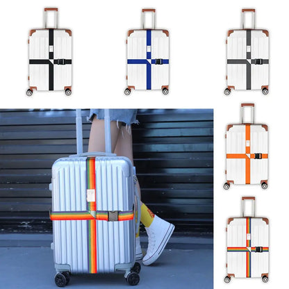Adjustable Rainbow Luggage Strap