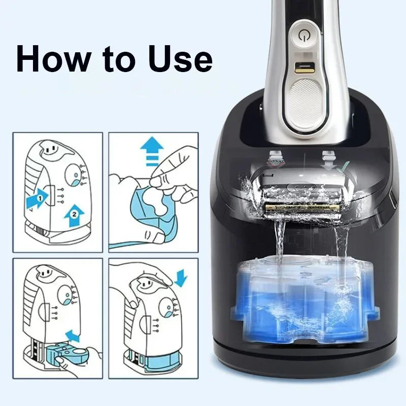 Braun Shaver Cleaning Solution Cartridge