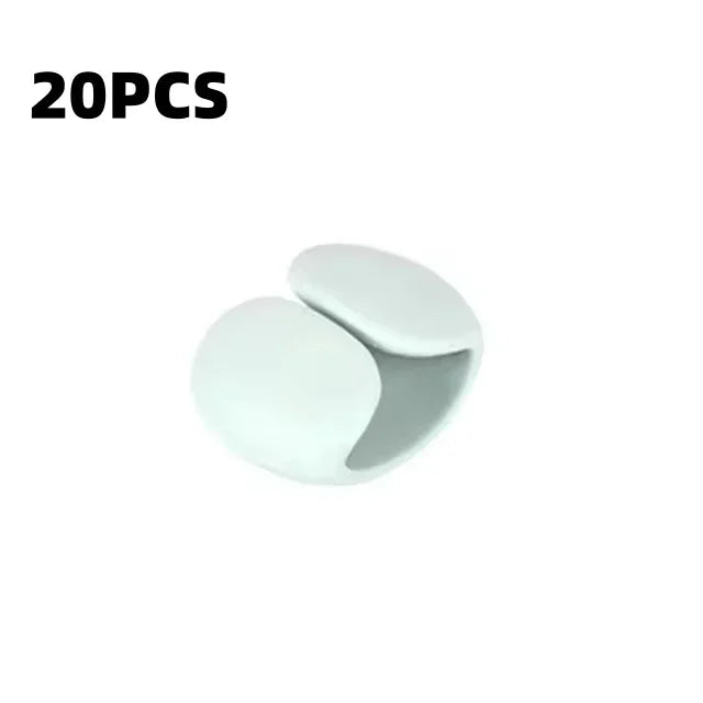 Self-Adhesive Cable Management Clips for Desk, Home & Office