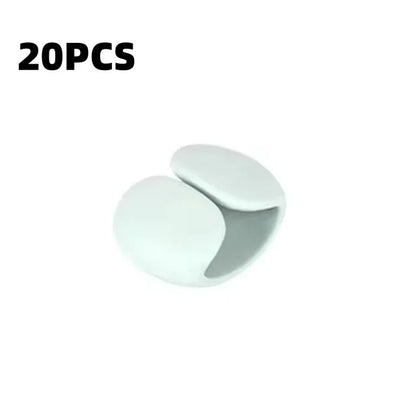Self-Adhesive Cable Management Clips for Desk, Home & Office