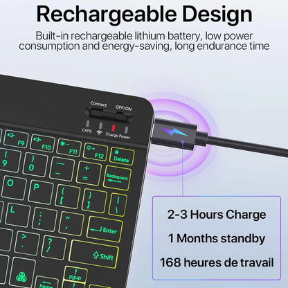 Backlit Bluetooth Keyboard & Mouse Set