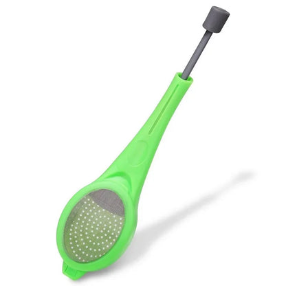 Tea Infuser Spoon with Built-In Plunger