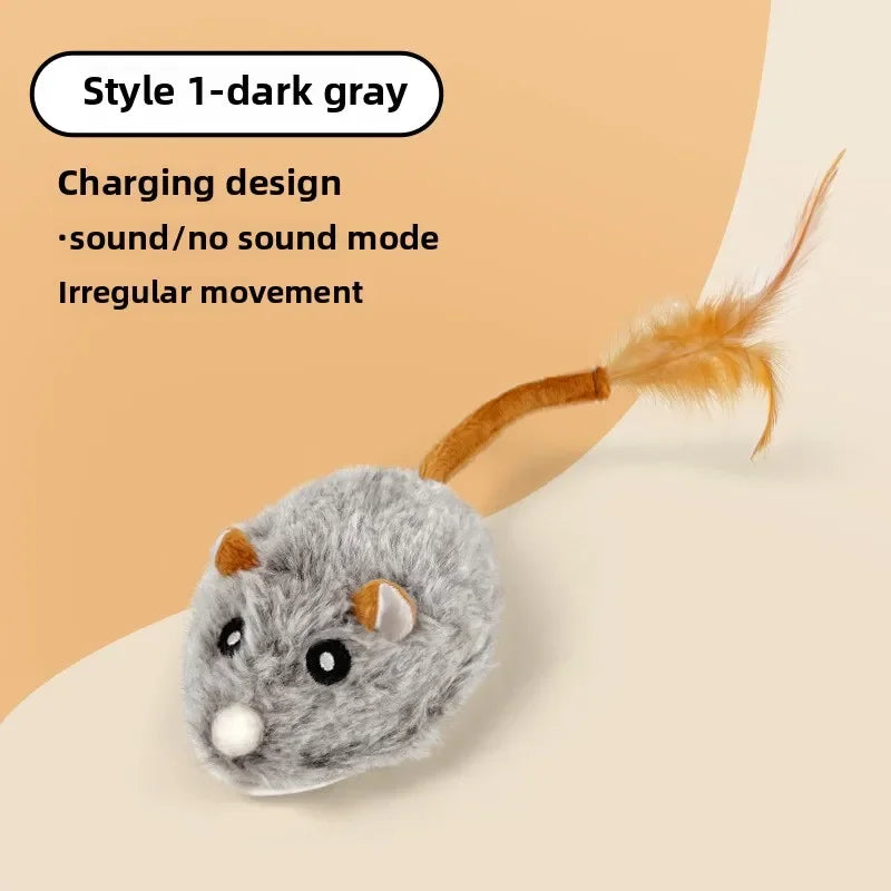 Interactive Moving Mouse Cat Toy