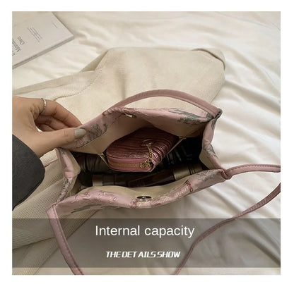 Silk Jacquard Shoulder Bag