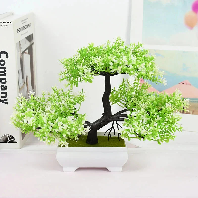 Artificial Bonsai Tree in Decorative Pot