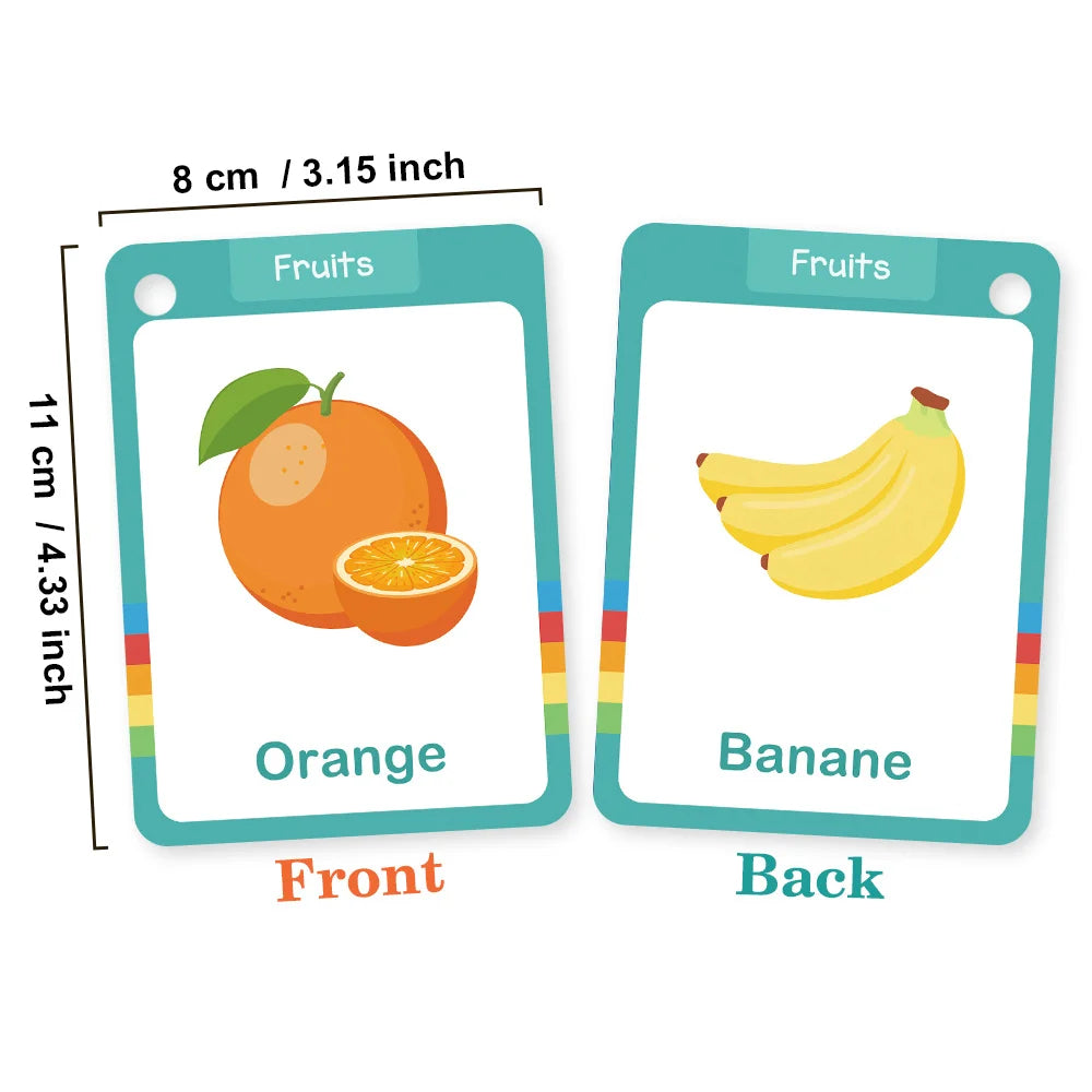 French Vocabulary Learning Cards