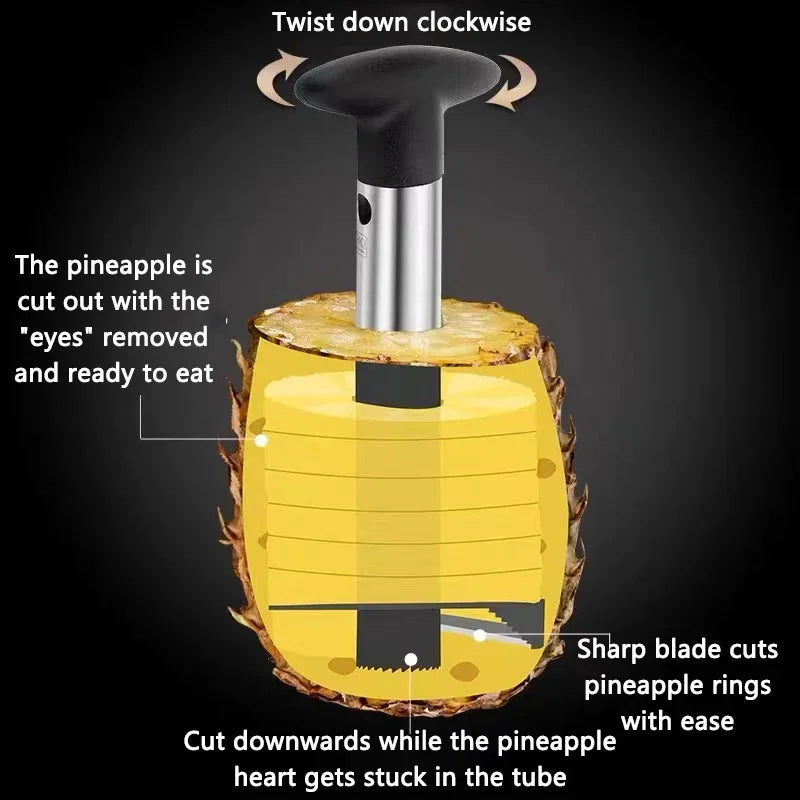 Stainless Steel Pineapple Corer & Slicer